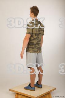 Whole body army tshirt light gray shorts of Timothy 0004